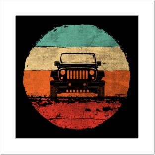 Off Road 4x4 Jeeps Gift Shirt for Men and Women Posters and Art